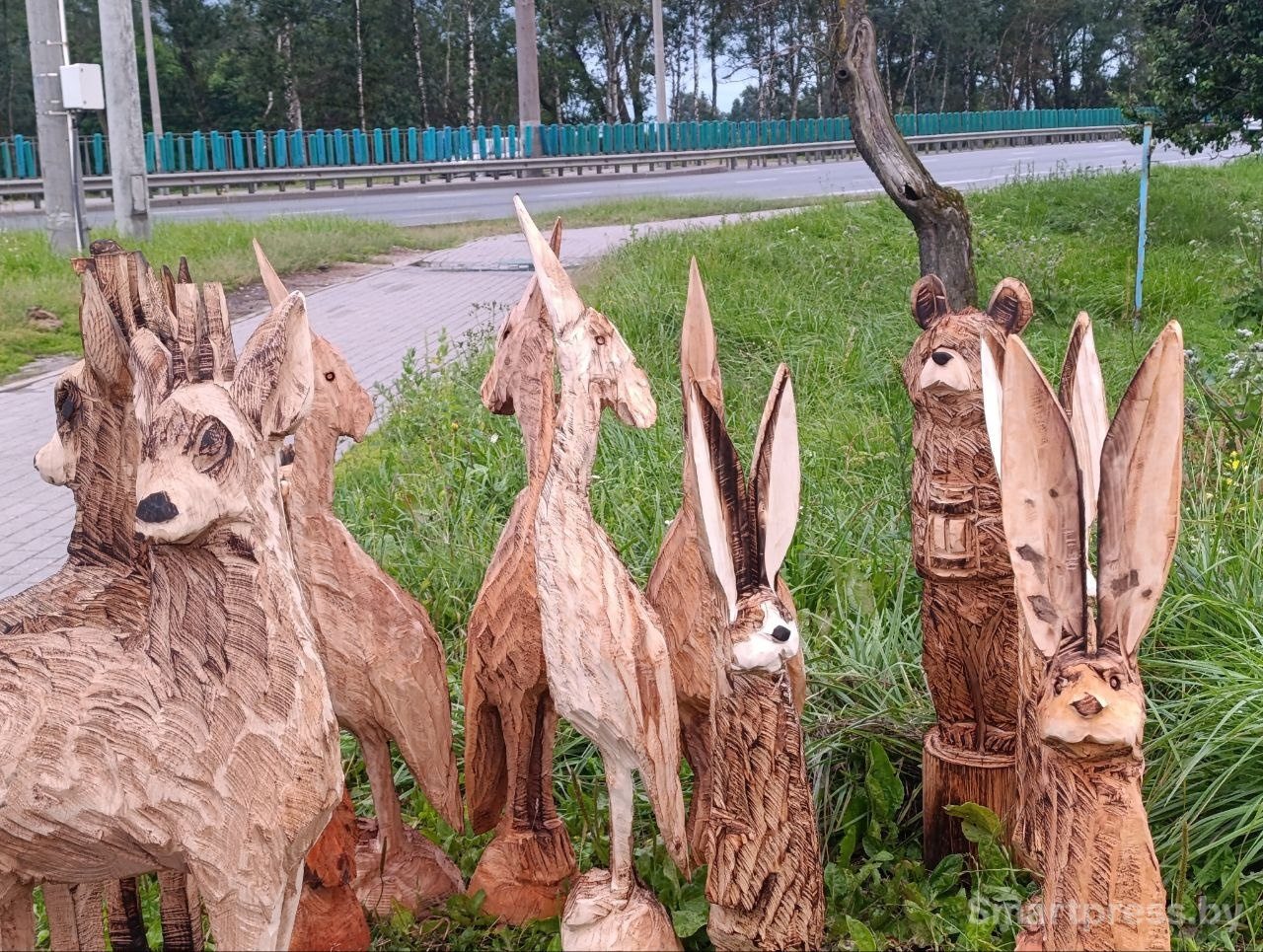 звери из дерева звери из дерева