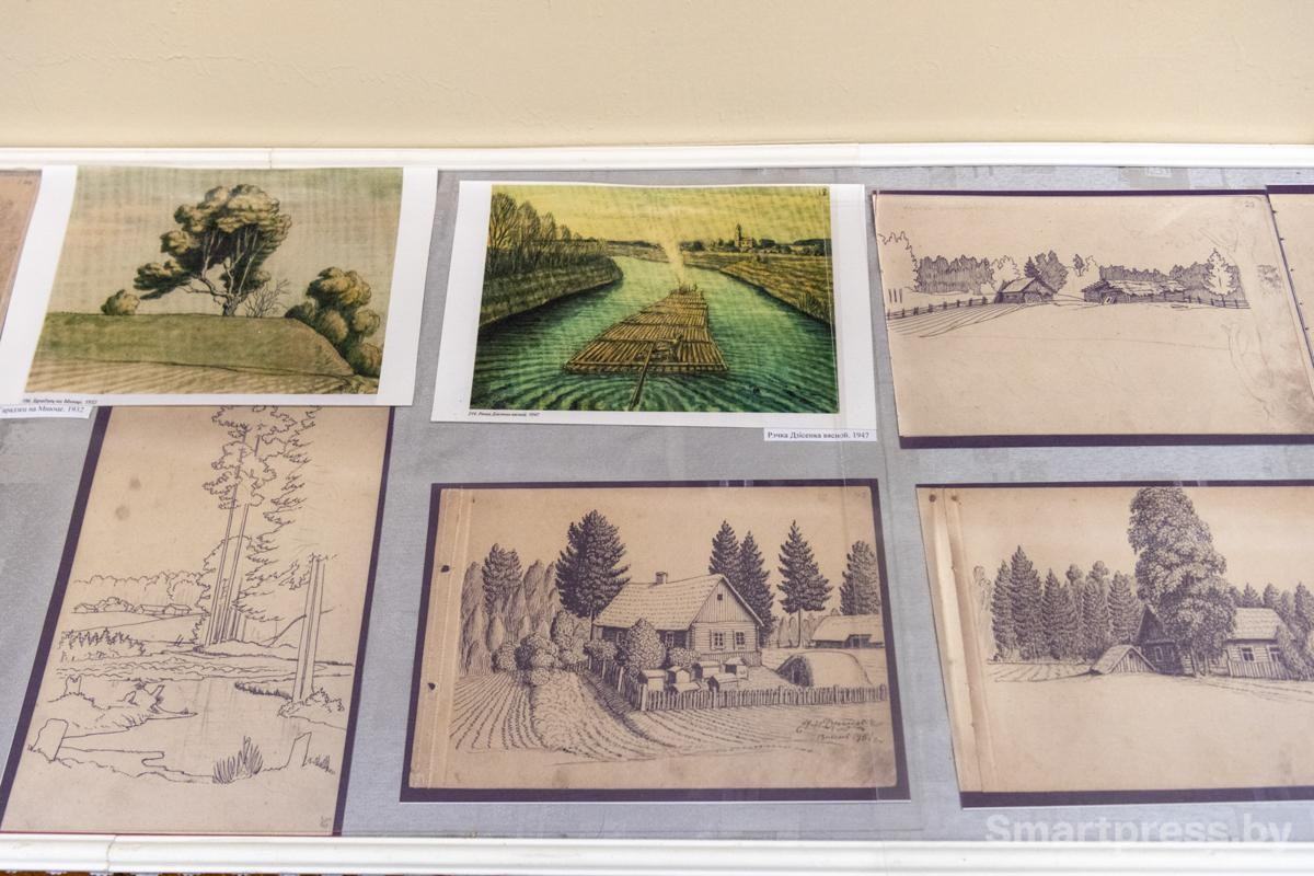 26-Дроздович много рисовал родной Глубокский район.jpg