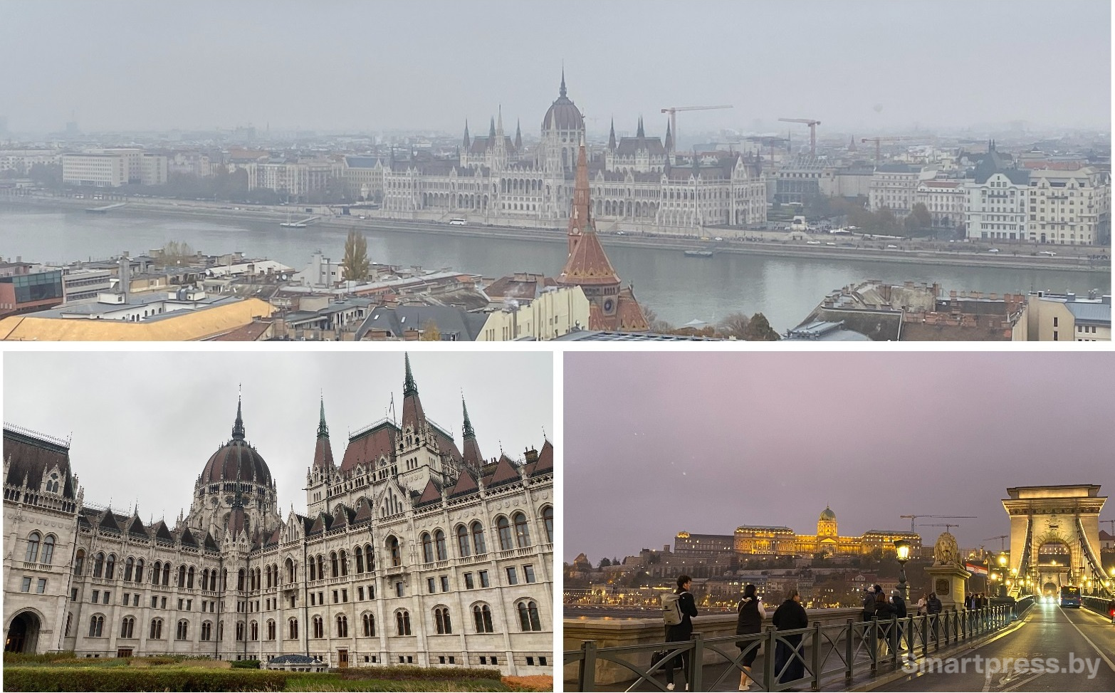 вид на парламент и будайский холм