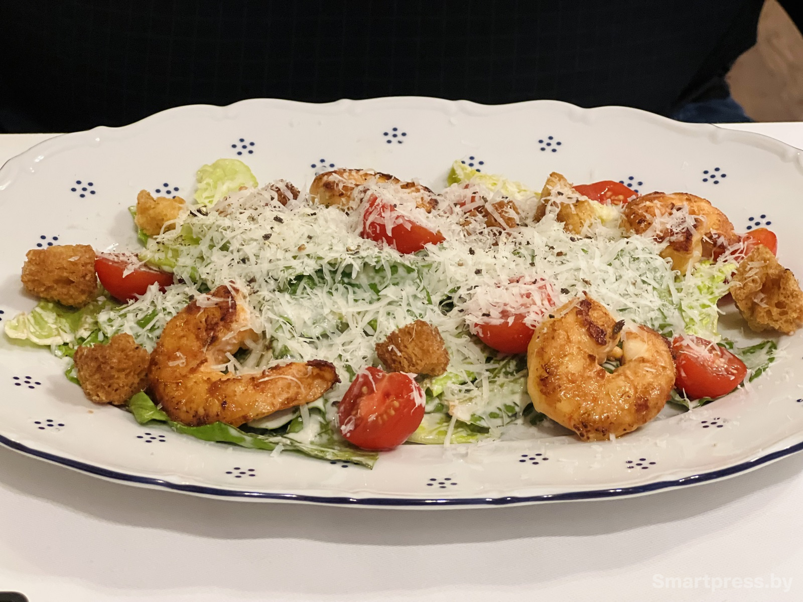 Цезарь с креветками