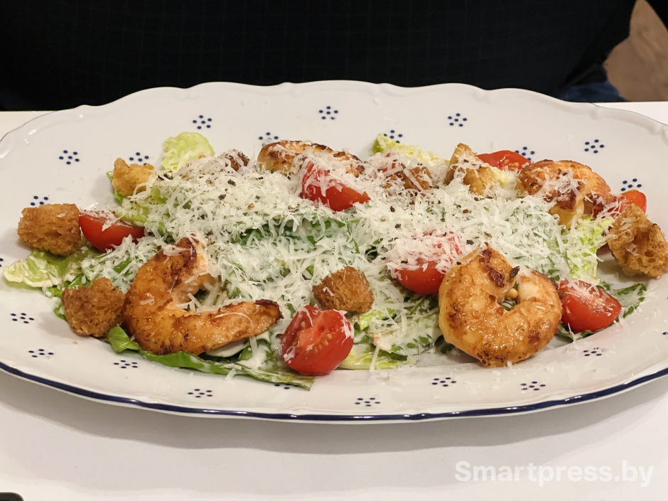 Цезарь с креветками