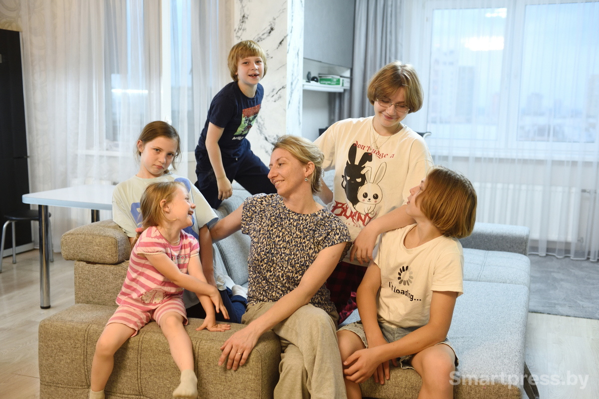 Мама с 5 детьми