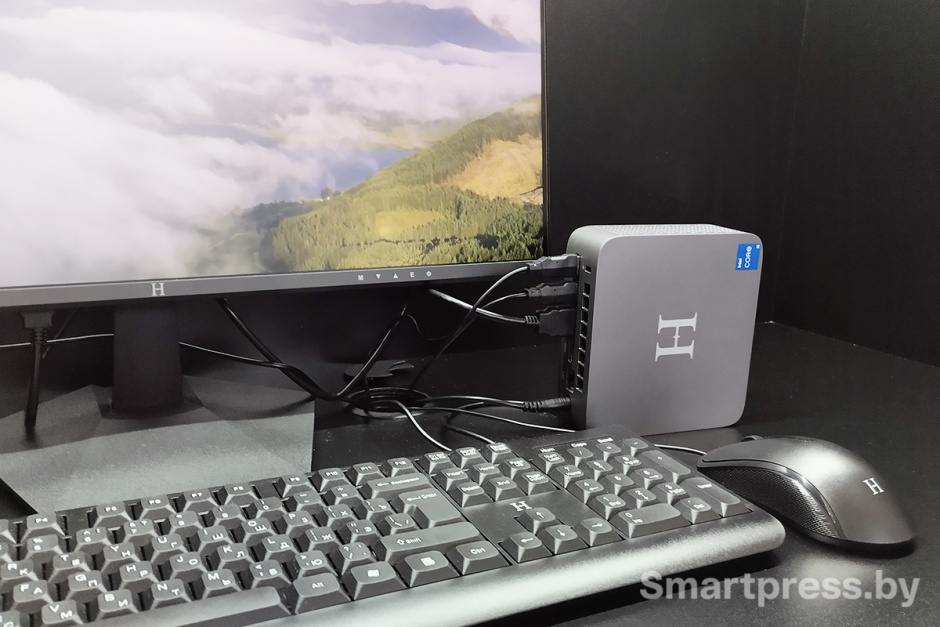 Офисный комплект Горизонт с мини-ПК