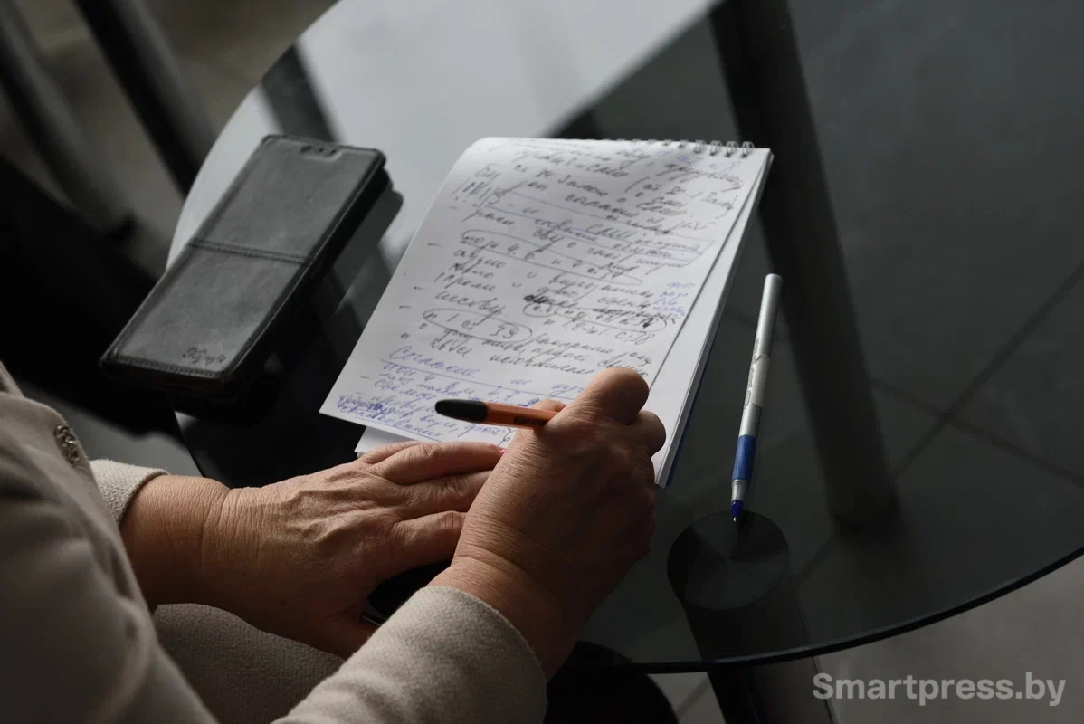 записи в блокноте