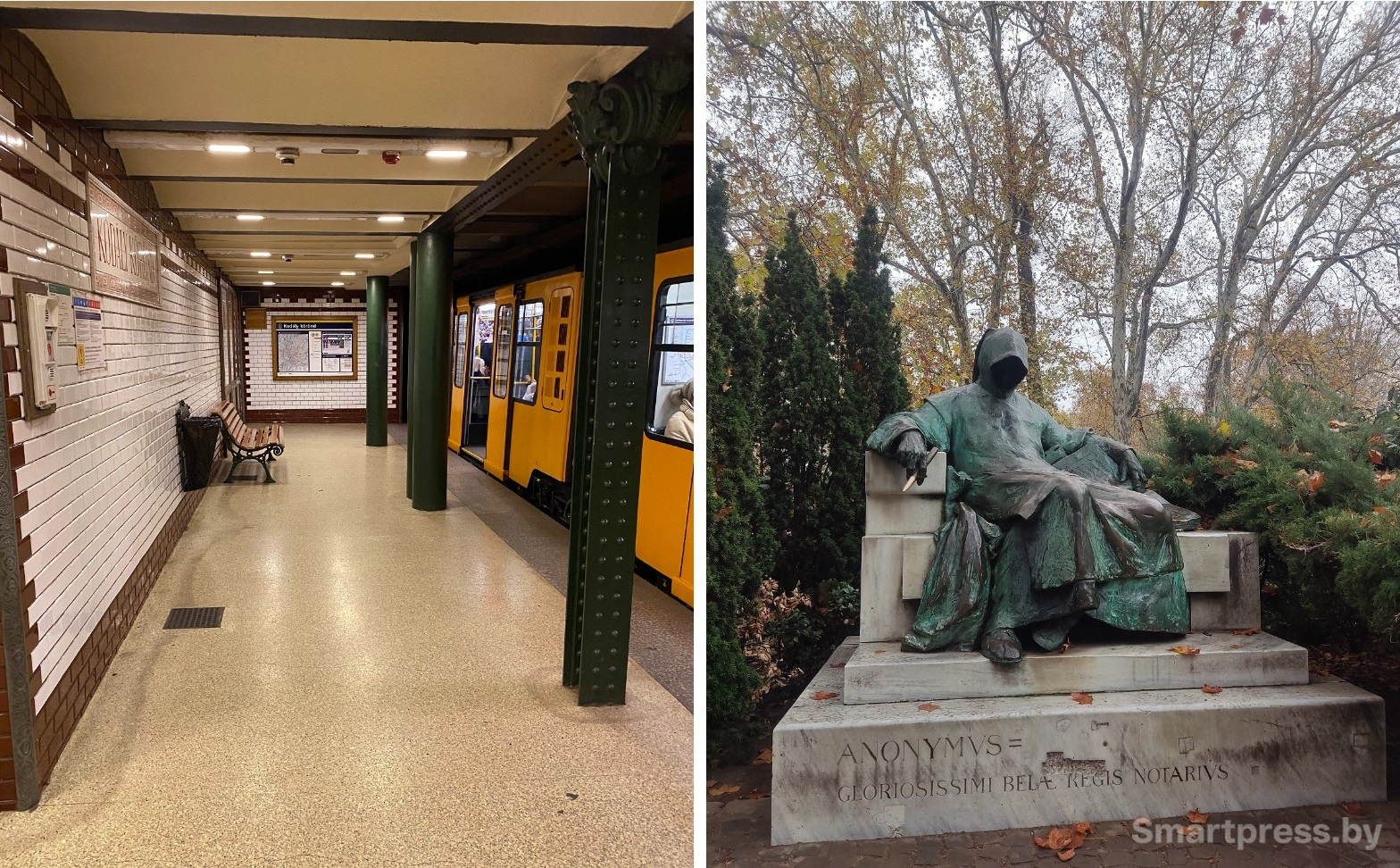 будапешт - старое метро и Анонимус