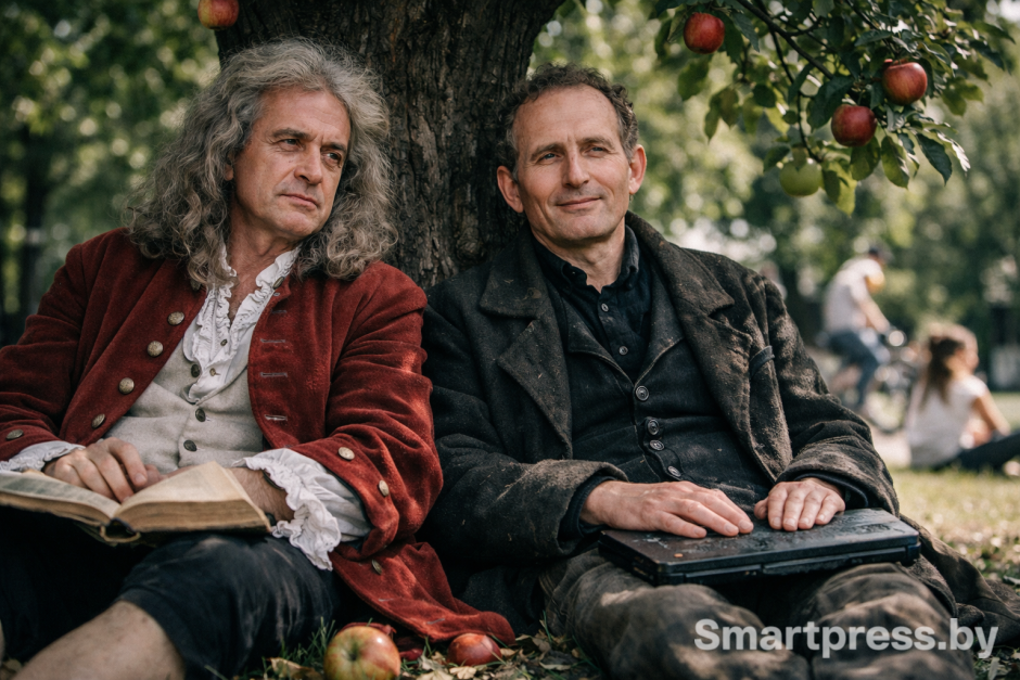 Ньютон и Брайль