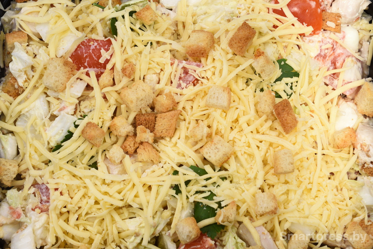 Новогодний стол цезарь