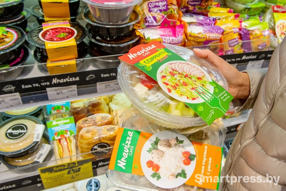 Готовые блюда - салат и каша