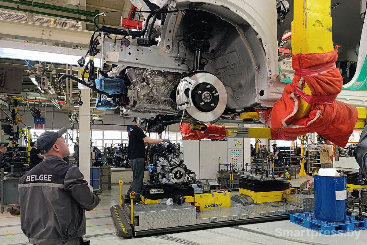 Завод BELGEE фото с конвейера