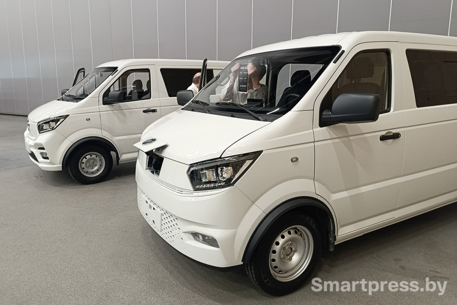 Легкие коммерческие электромобили китайского бренда "Кама"
