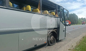 Автобус с детской футбольной командой из Речицы попал под обстрел дрона в Брянской области 