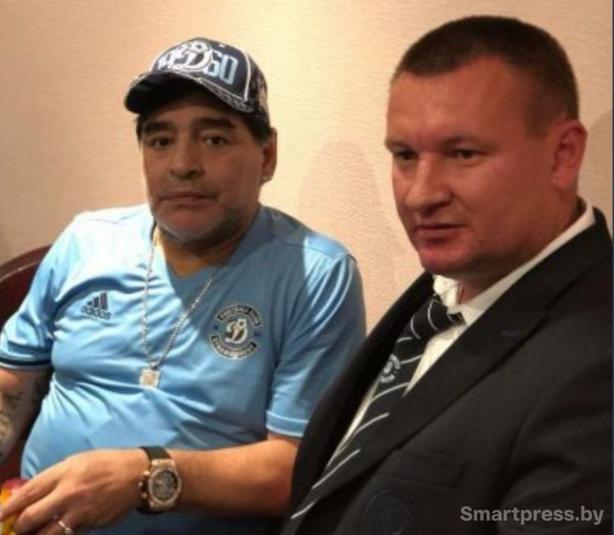 Диего Марадона и Игорь Астапчик