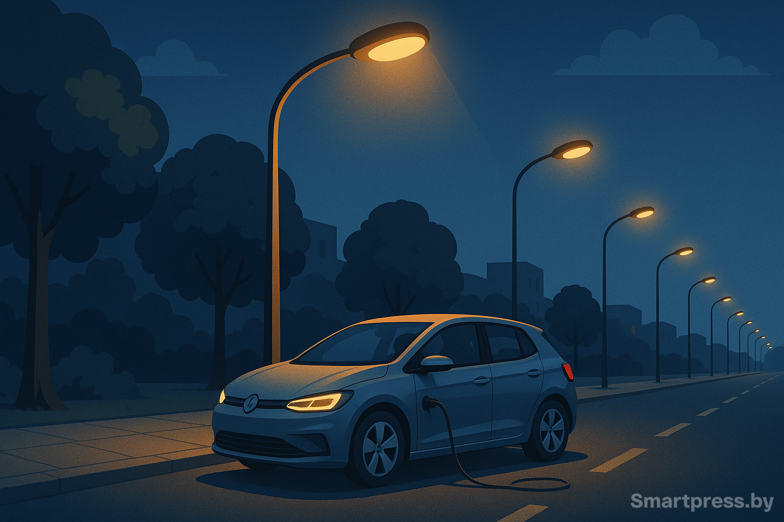 зарядка электрокара