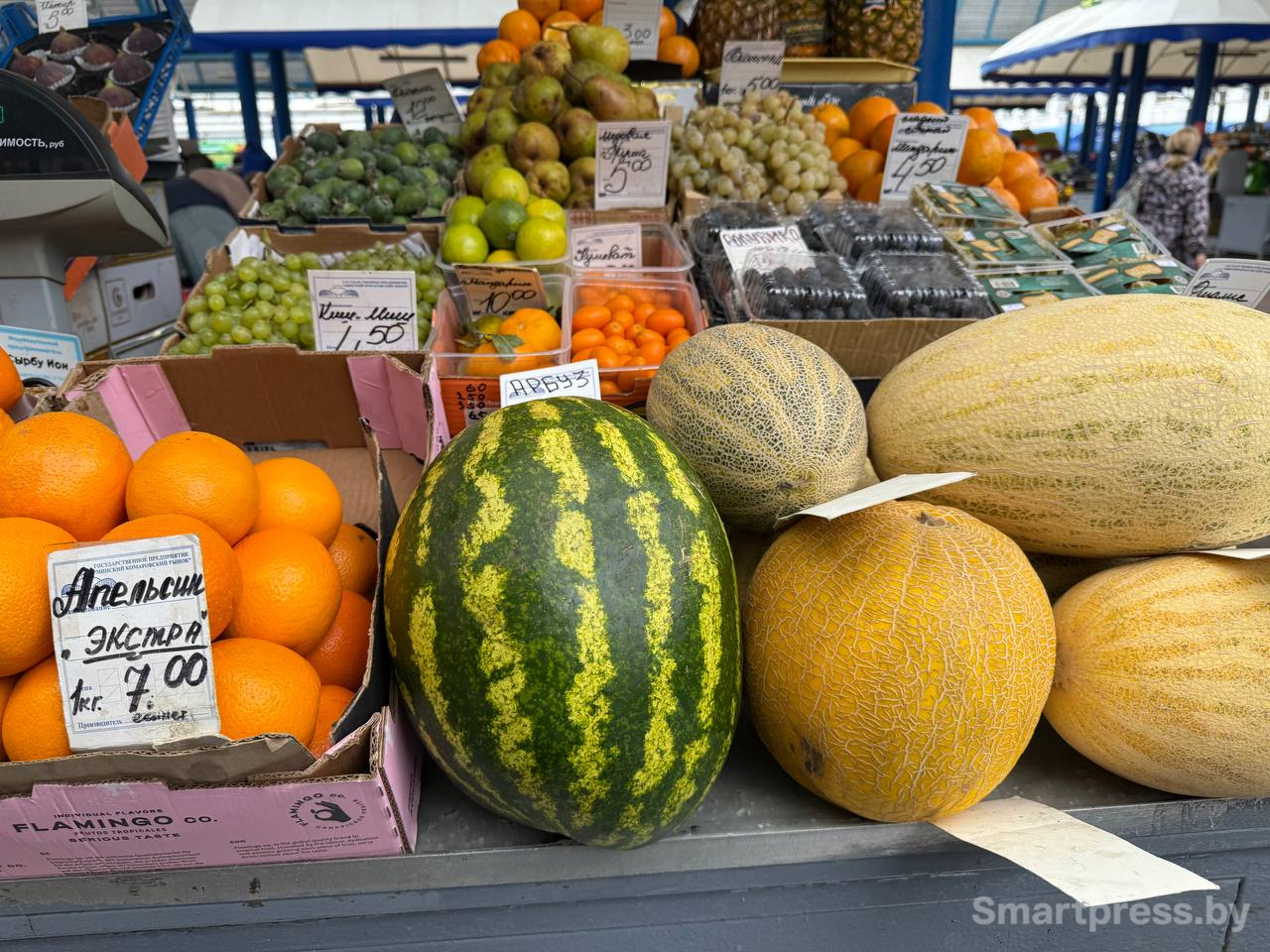 апельсин-арбуз-дыня