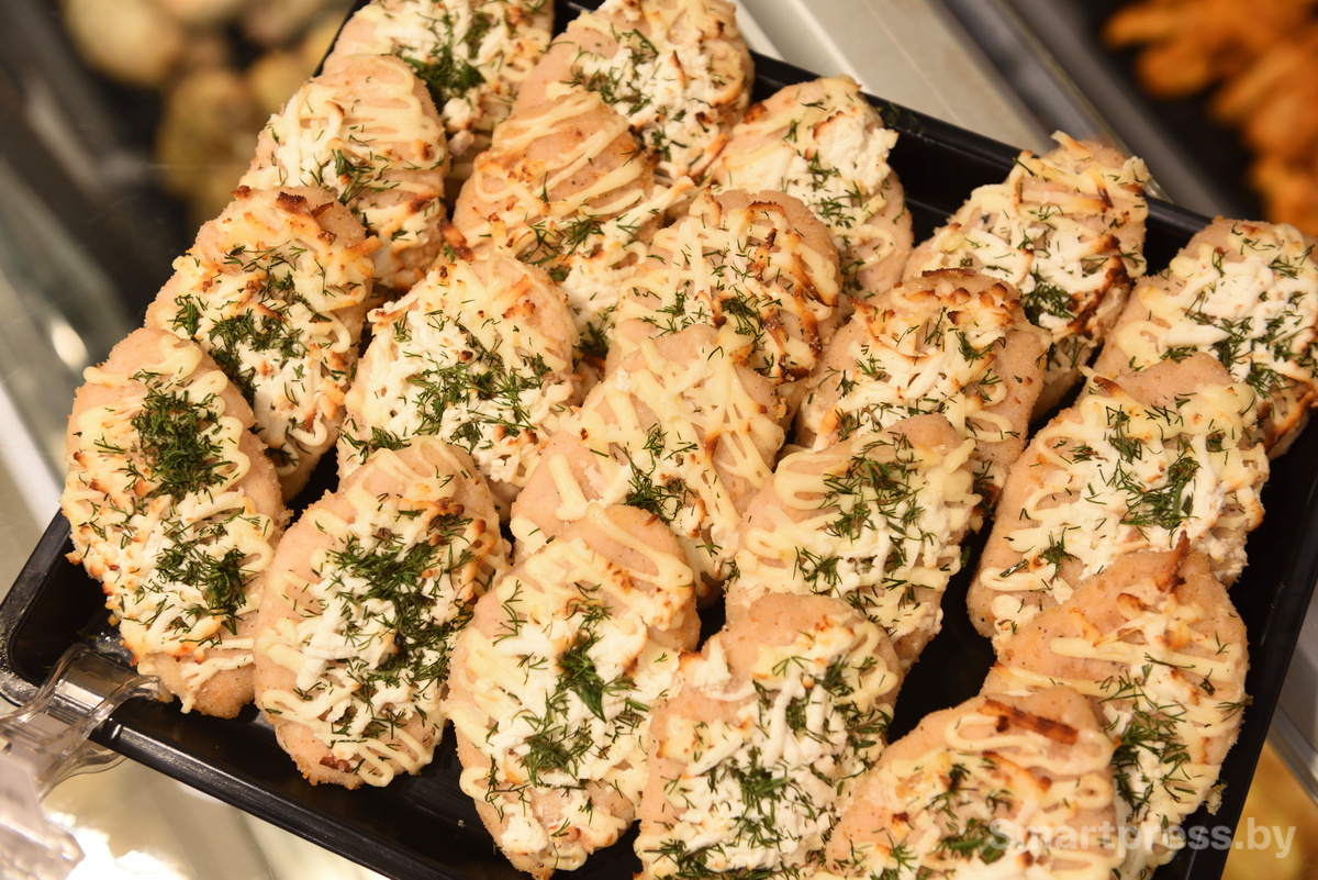 Новогодний стол куриное филе