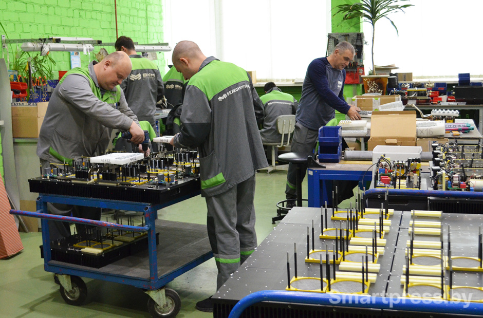 Участок сборки батарей