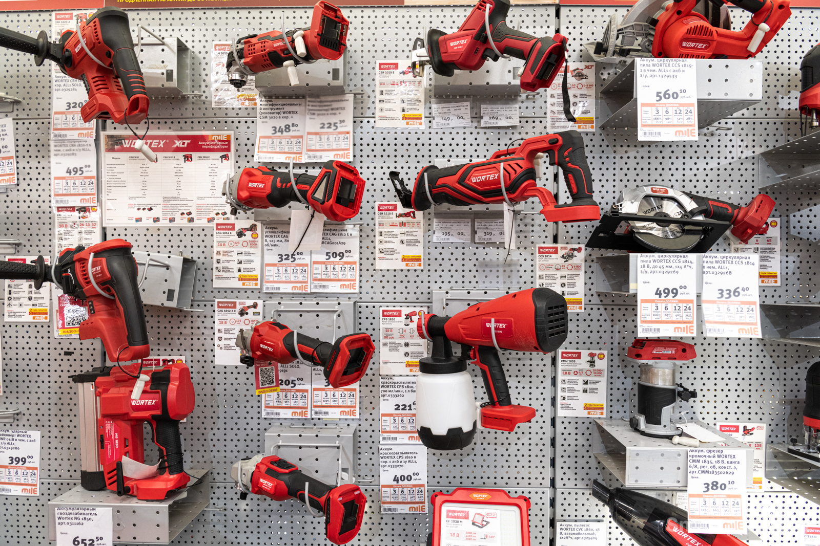 Инструменты от бренда Wortex