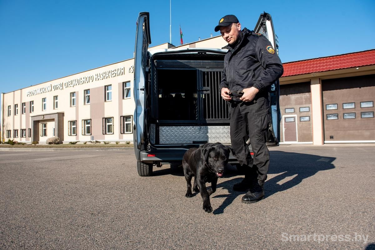 6-В служебных автомобилях предусмотрены палатки для собак на случай долгой командировки.jpg
