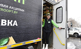 Всё как в городе: протестировали автолавку “Евроопта” и их новые модульные павильоны