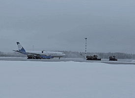 В Национальном аэропорту "Минск" ледяной дождь. Что с вылетами?