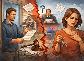 “Пишет заявления в милицию”. Может ли бывший муж выписать из дома после развода?