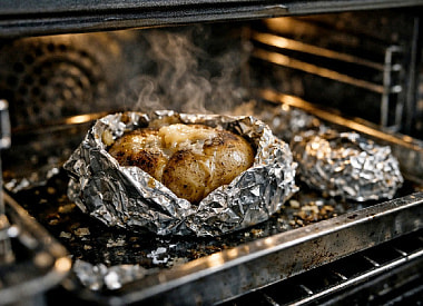 Матовая или блестящая: проверяем вирусный лайфхак про фольгу и картошку