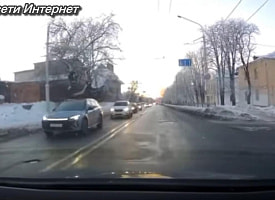 Штраф на 675 рублей. В Минске к ГАИ попало видео с опасным маневром водителя