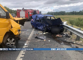 В Речицком районе столкнулись ВАЗ и Mercedes Sprinter – погибла пассажирка