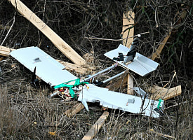 Под Гомелем обнаружили обломки беспилотника