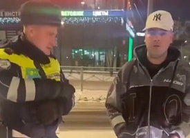 “Поздравляем с Новым годом и первым протоколом”: в Петербурге гаишники встретили пьяного водителя хлопушкой