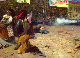 Кровавый октябрь 1905 года в Минске. Митинг у Виленского вокзала закончился расстрелом