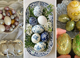 Пасха в цвете: 25 самых красивых идей для пасхальных яиц из Threads