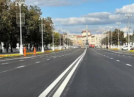 В Минске открыли для всего транспорта мост через Свислочь