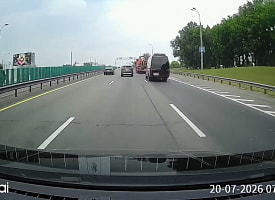 Один маневр на МКАД обошелся водителю Belgee в 675 рублей 