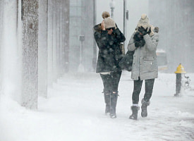 Снег и даже метели. Череда циклонов надвигается на Беларусь
