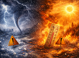 Штормы и жара. Каким был 2025 год по погоде в Беларуси – данные Белгидромета