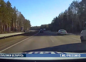  Погоня со стрельбой на трассе М1: пьяного угонщика задержали под Минском