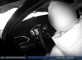 Штраф на 9000 рублей. У водителя забрали авто после звонка в ГАИ Пуховичей