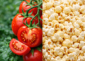 В Китае вывели помидоры с ароматом попкорна