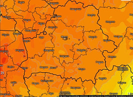 Появилась карта “горячей” Беларуси с 4 мая – аномалия высушит страну?
