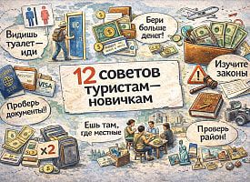 “Видишь туалет – иди”. Дельные советы для начинающих путешественников