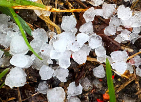 В Беларуси снова выпал град – уже второй раз за апрель