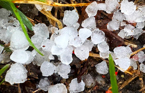 В Беларуси снова выпал град – уже второй раз за апрель