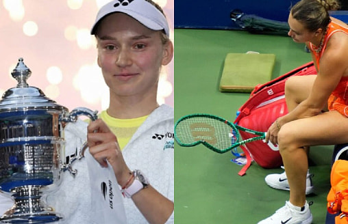 Рыбакина едва улыбнулась, забрав у Соболенко сразу три вещи на US Open