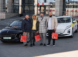 “А1 Такси” наградил своих самых активных водителей