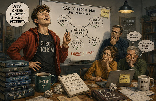 Почему новичку кажется, что он профи? Экономисты объяснили это