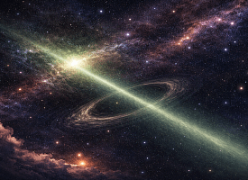 Мы не одни? Астрономы зафиксировали загадочный “луч”, летевший к Земле 8 миллиардов лет