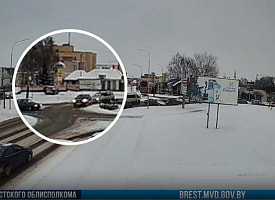 ГАИ показала “смертельно опасный” маневр водителя в Бресте – как наказали?