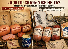 “Докторская” уже не та? Проверили, что осталось от рецептов из детства