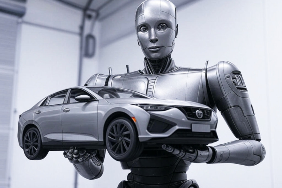 ИИ в производстве автомобилей @Grok